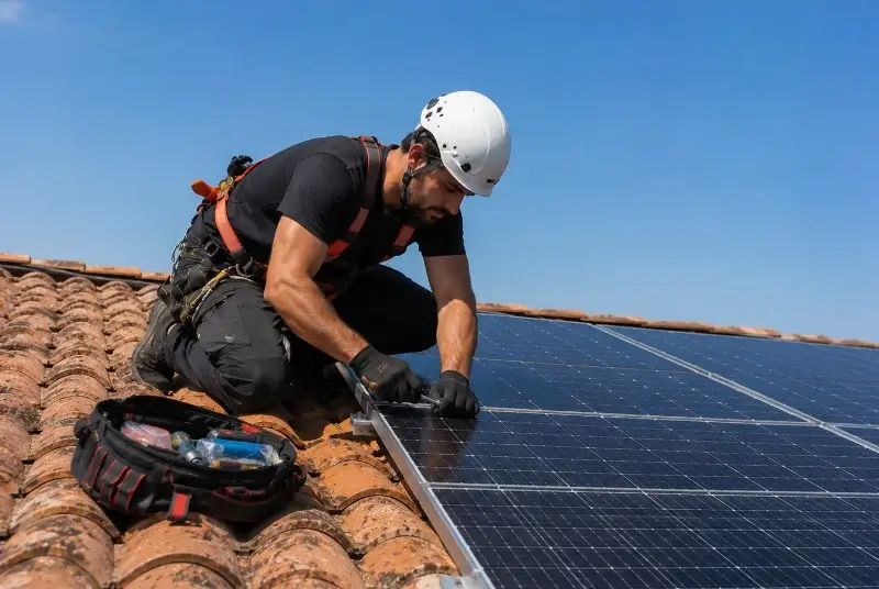 Maintenance et monitoring de panneaux solaires à Saint-Romain-en-Gal