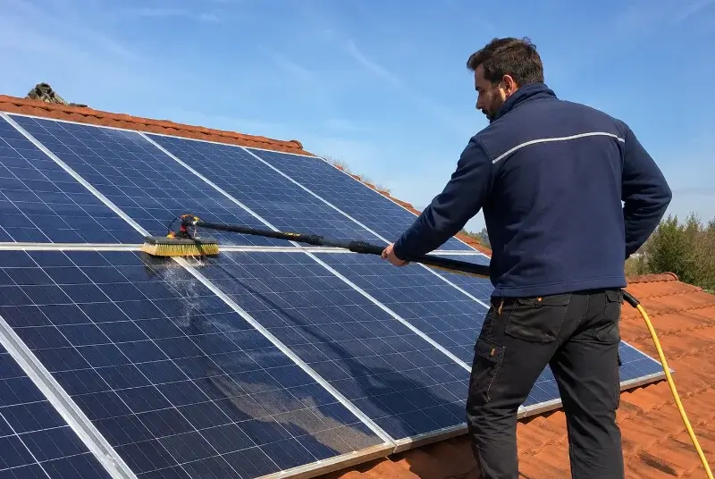 Nettoyage et entretien de panneaux solaires à Saint-Romain-en-Gal