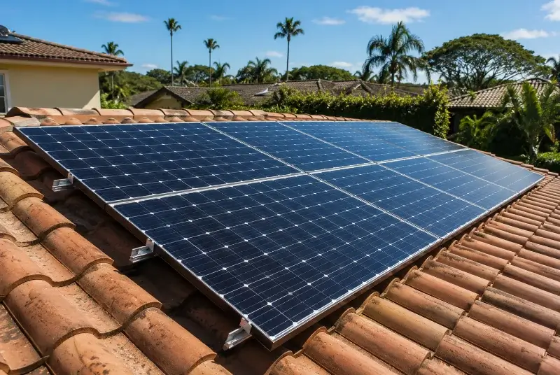 Installation de panneaux solaires à Saint-Romain-en-Gal